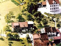 Oberer Teil der Vorstatt und Schulhaus in den 1950er Jahren