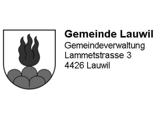 Das Gemeindewappen auf den Couverts heute