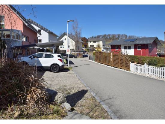 Blick von der Lammetstrasse in die Dorfmatt