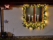 Birkenkerzen - Adventsfenster 2020